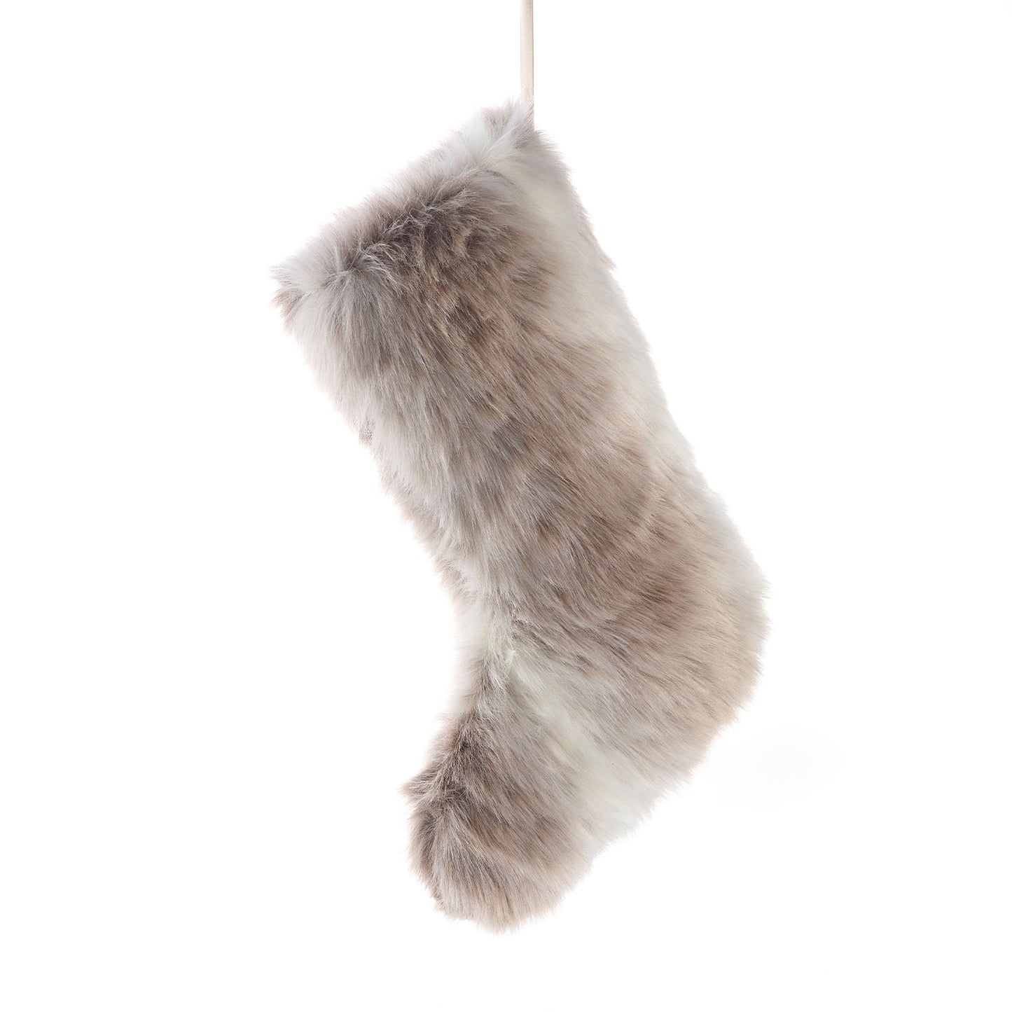 Faux Fur Christmas Stockings