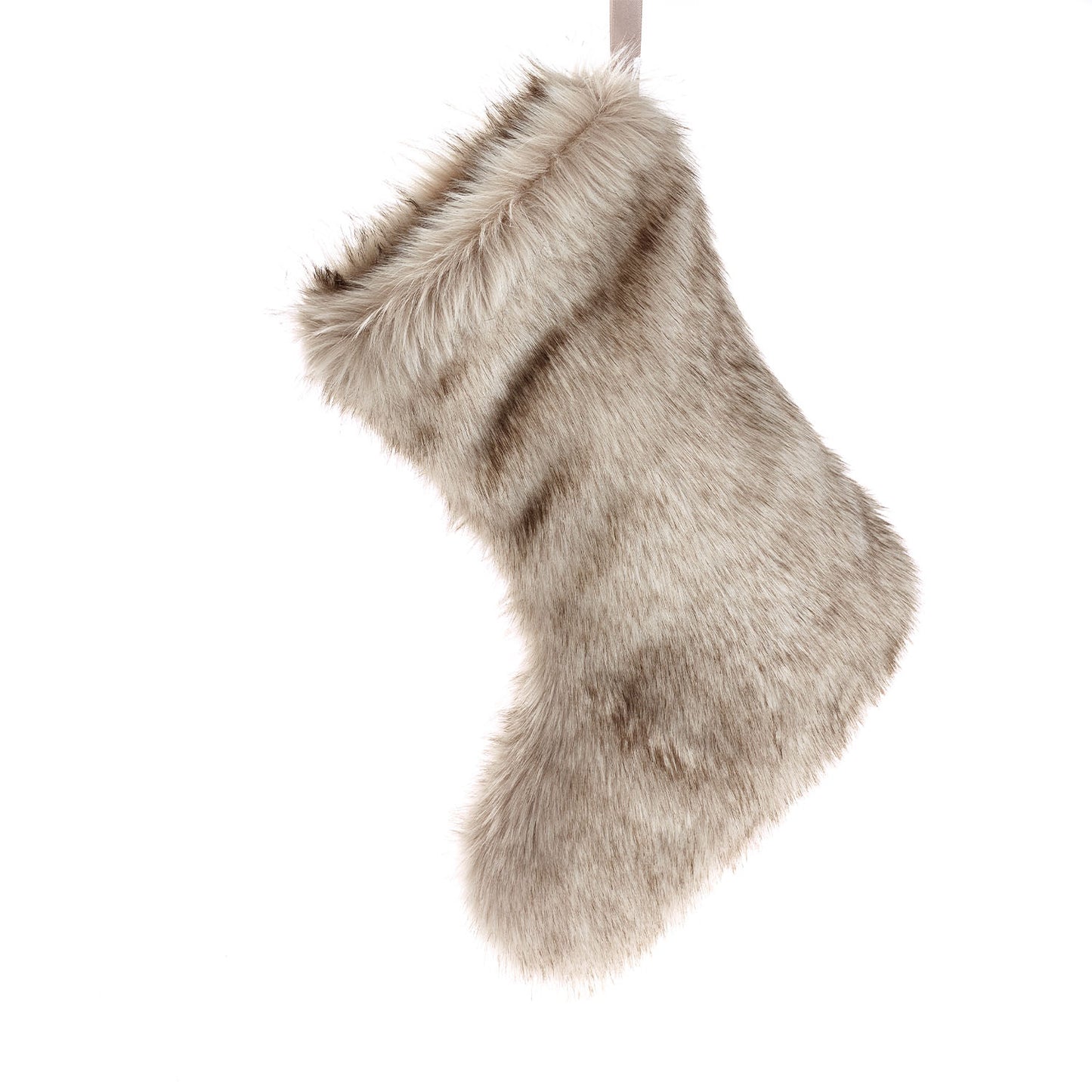 Faux Fur Christmas Stockings
