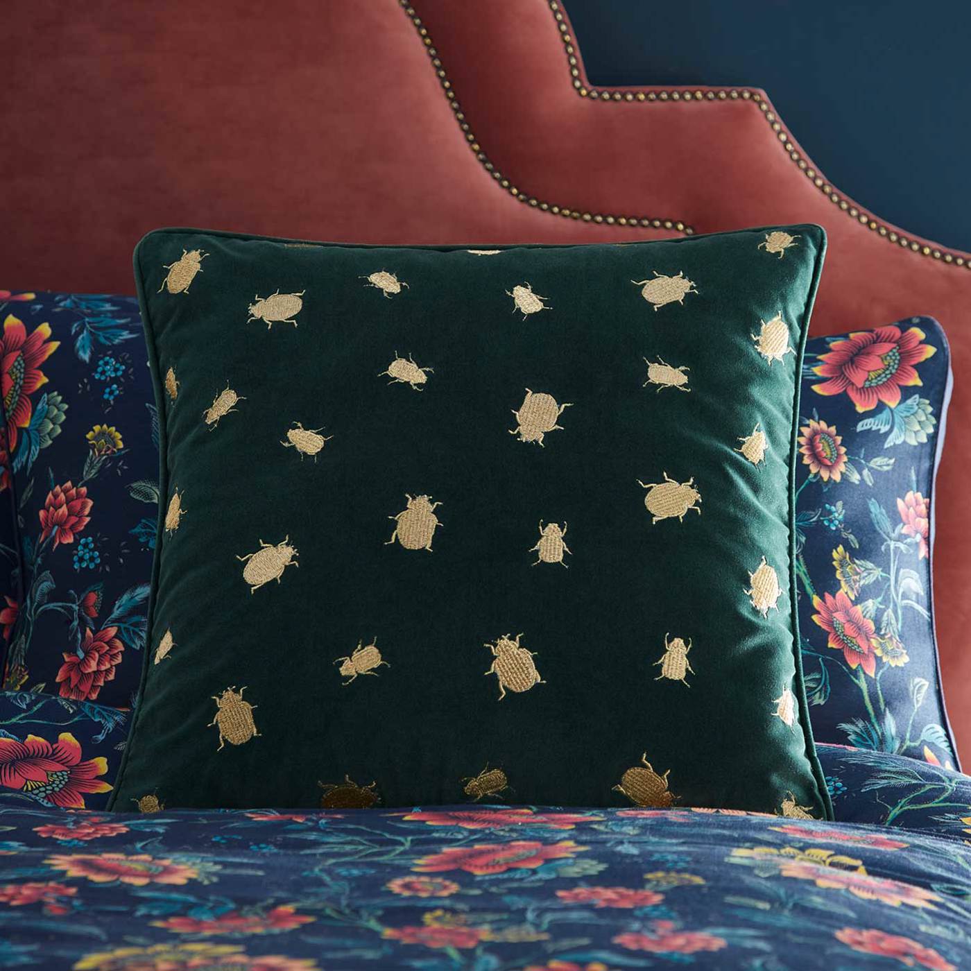 Firefly Emerald Cushion 50x50cm
