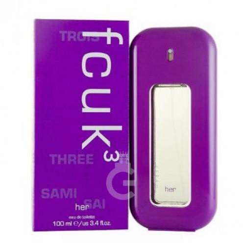 FCUK FCUK 3 Eau de Toilette 100ml Spray