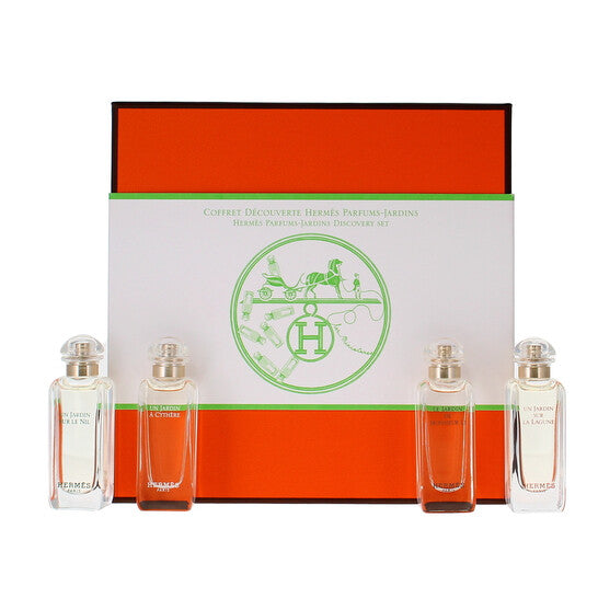 Hermes The Parfums-Jardin Collection Travel Gift Set 4 Pieces