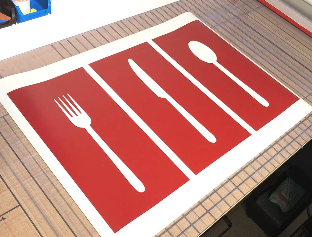 Knife Fork Spoon Wall Art Sticker