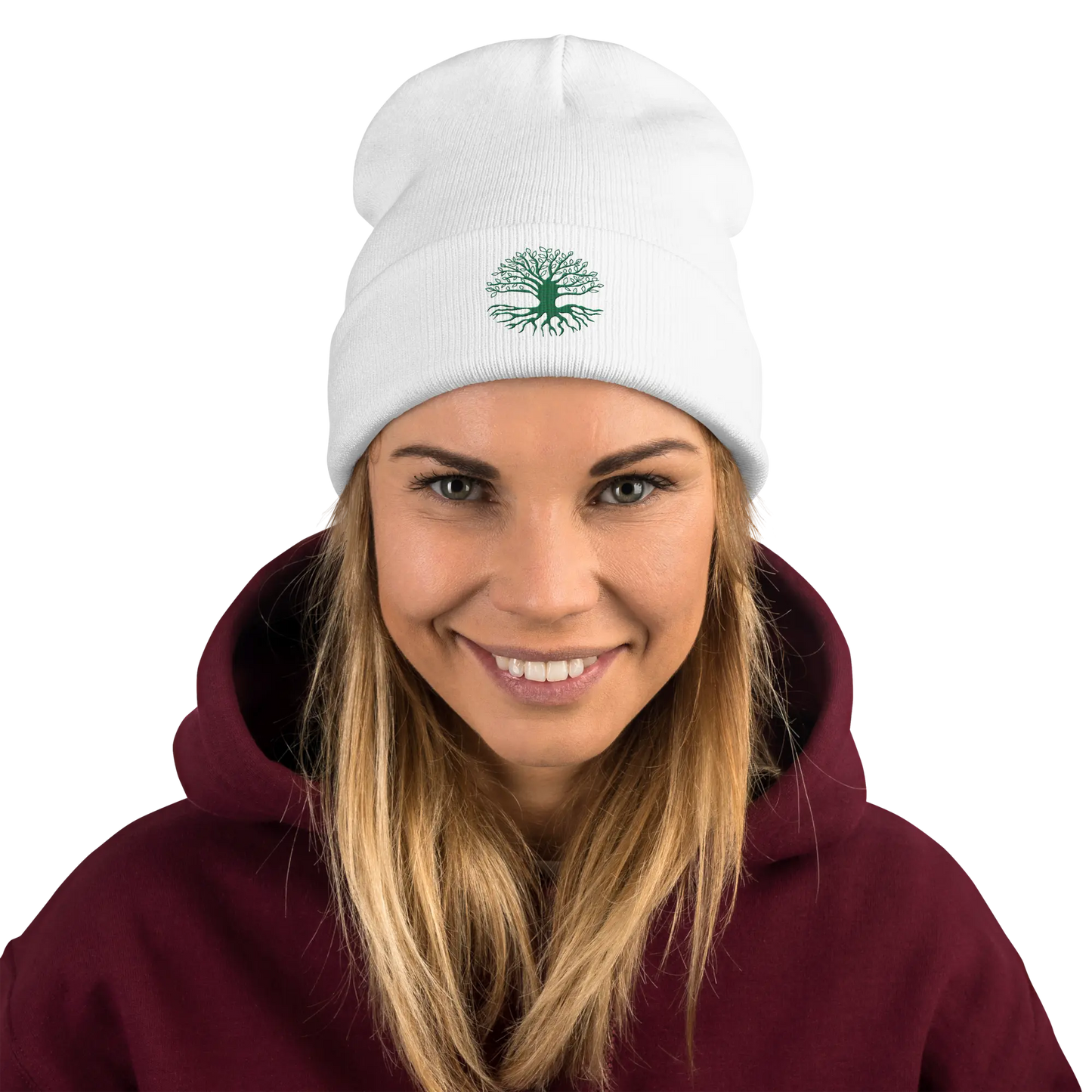 Roots Embroidered Beanie
