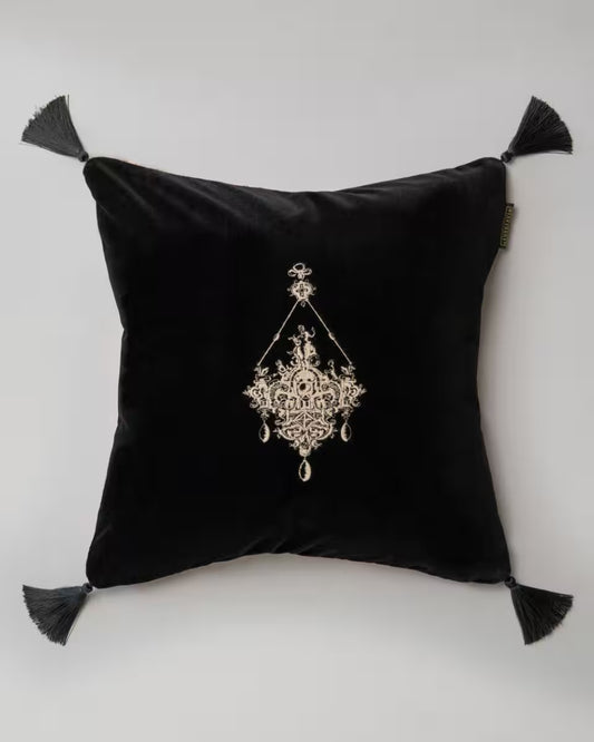 GEMME EMBROIDERY Velvet Embroidered Cushion