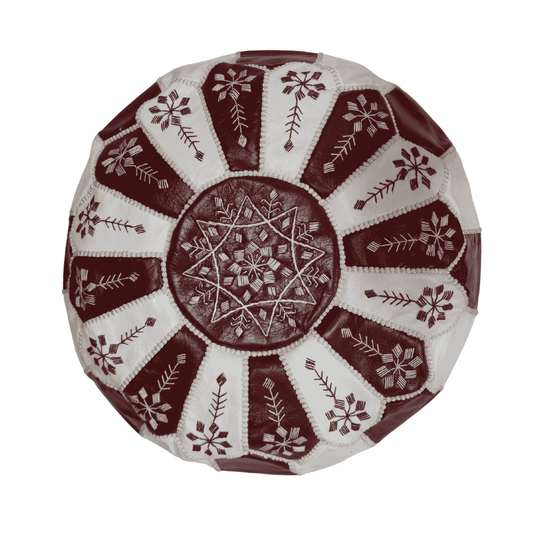 Leather Poufs Berber