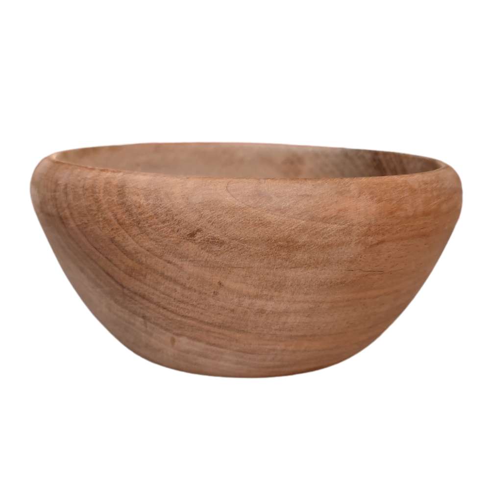 6 Bowls & 12 Ladles of Walnut