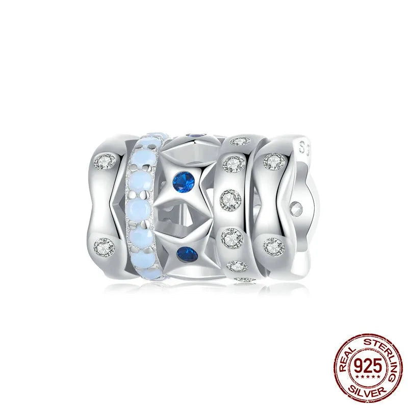 1 Piece 13 * 23mm 20 * 12mm Hole 4~4.9mm 925 Sterling Silver Jellyfish Heart Shape Fish Tail Polished Pendant Beads Jewelry Accessories