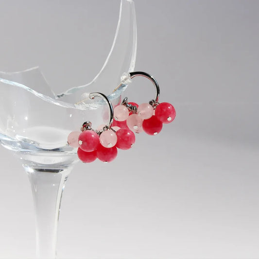 1 Pair Simple Style Classic Style Color Block Plating natural stone Brass 18K Gold Plated Ear Studs