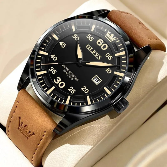 Retro Simple Style Solid Color Buckle Quartz Women's Watches