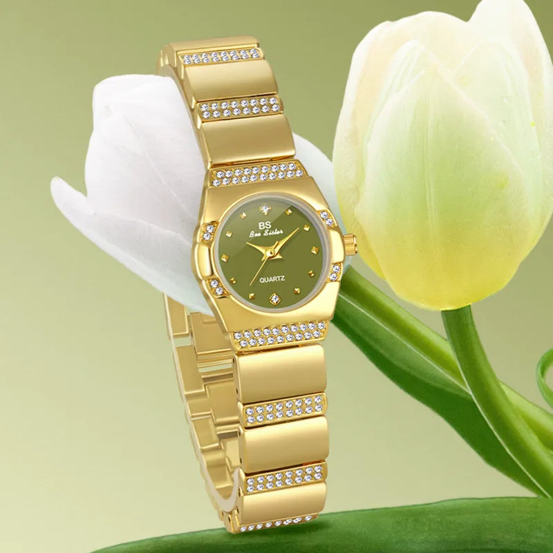 Casual Color Block Jewelry Buckle Quartz Watch Women's Watches