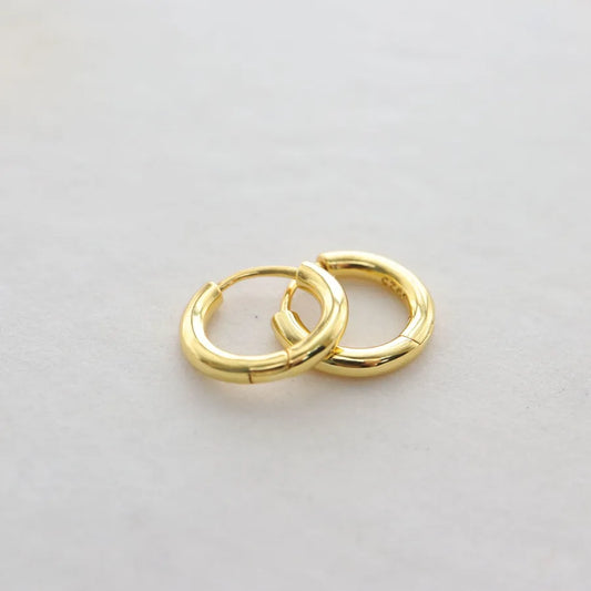 1 Pair Simple Style Commute Geometric 925 Sterling Silver Earrings