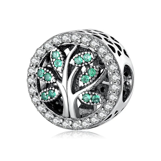 1 Piece 925 Sterling Silver Zircon Cactus Flower Pendants