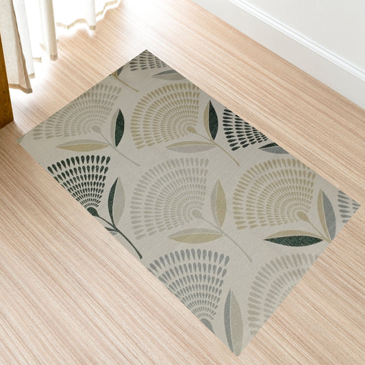 Printed Rug Linnea Design Modern Non-Slip Soft Durable Floor Rug for Living Room Bedroom Office by OLIVIA ROCCO