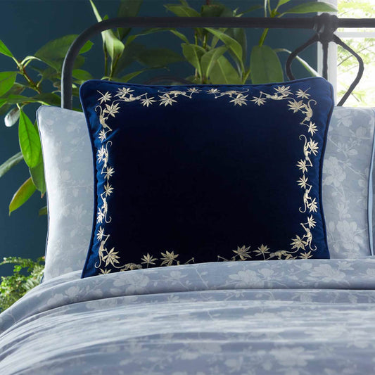 Sapphire Garden Midnight Cushion 50x50cm