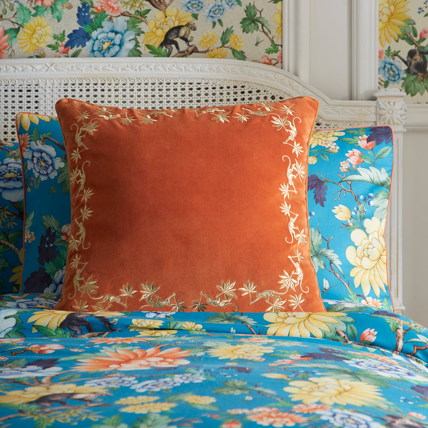 Sapphire Garden Spice Cushion 50x50cm