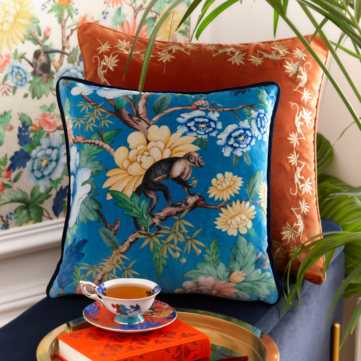 Sapphire Garden Sapphire Cushion 50x50cm