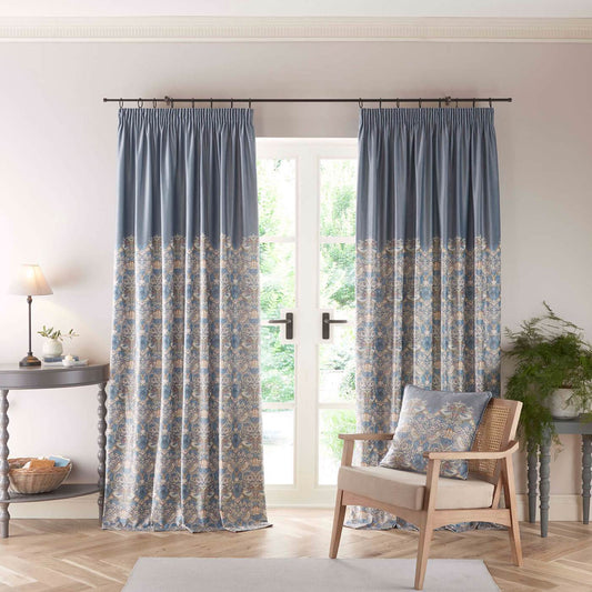 Strawberry Thief Slate/Blush Cushion 50x50cm