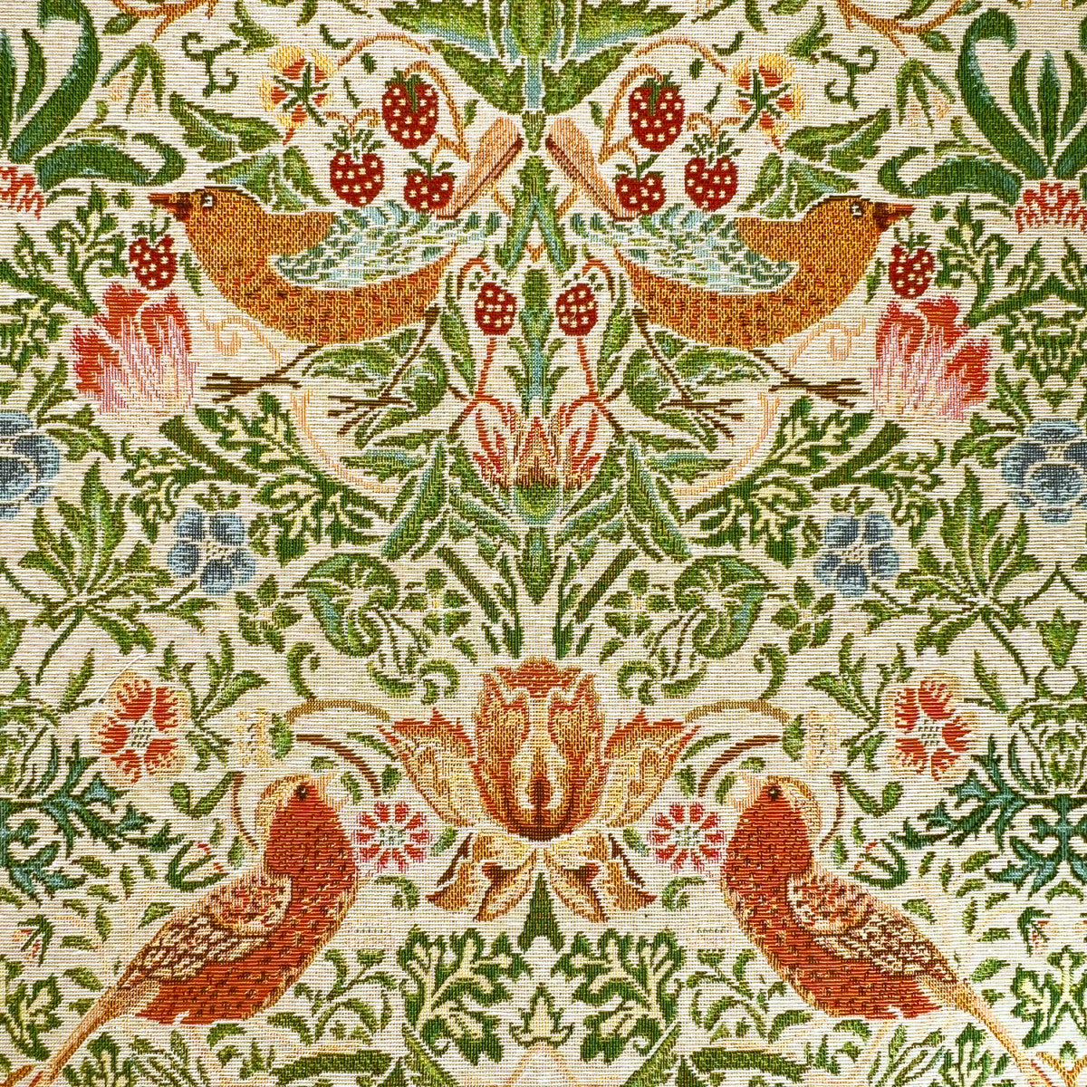 Strawberry Thief Tapestry Jacquard Fabric