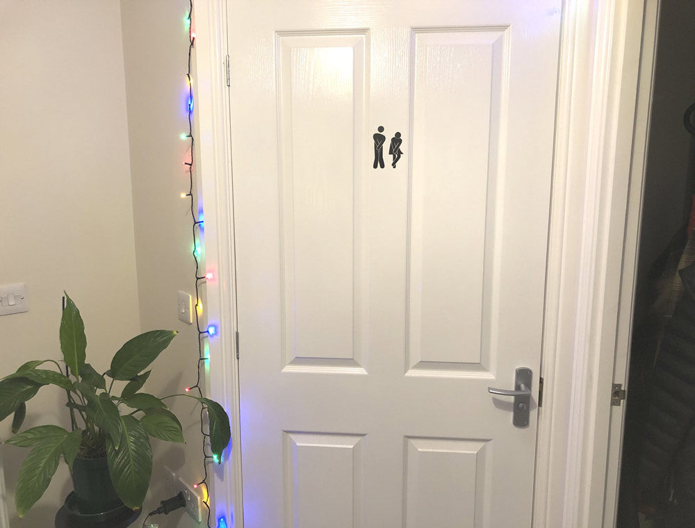 Toilet Sticker | Funny Bathroom Sign