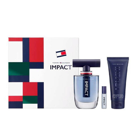 Tommy Hilfiger Impact Gift Set 100ml EDT + 100ml Hair & Body Wash + 4ml EDT