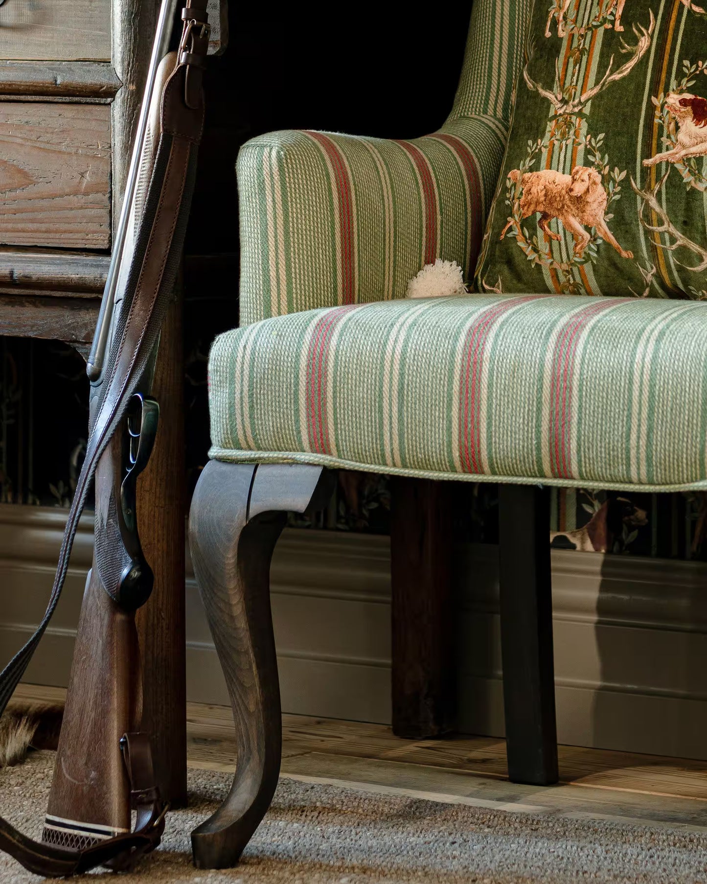 Tyrolean Stripes Woven Fabric