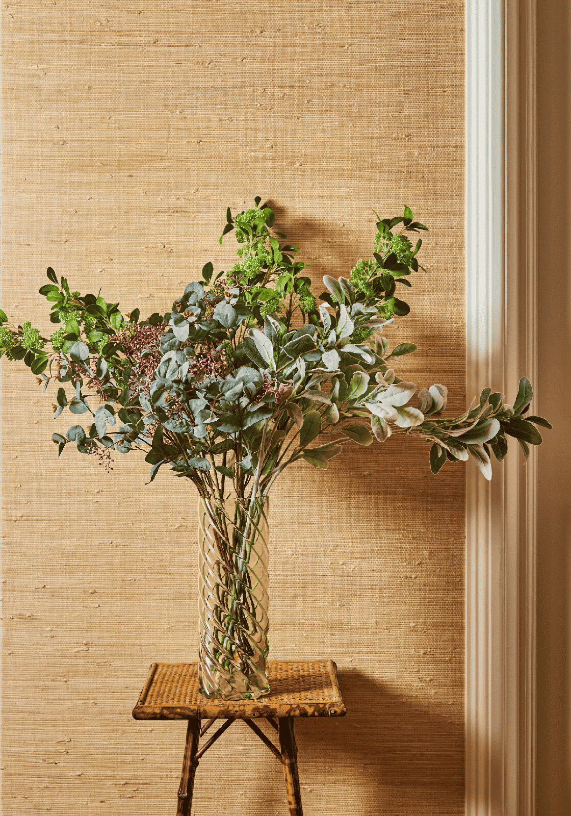 Vase Green Twist