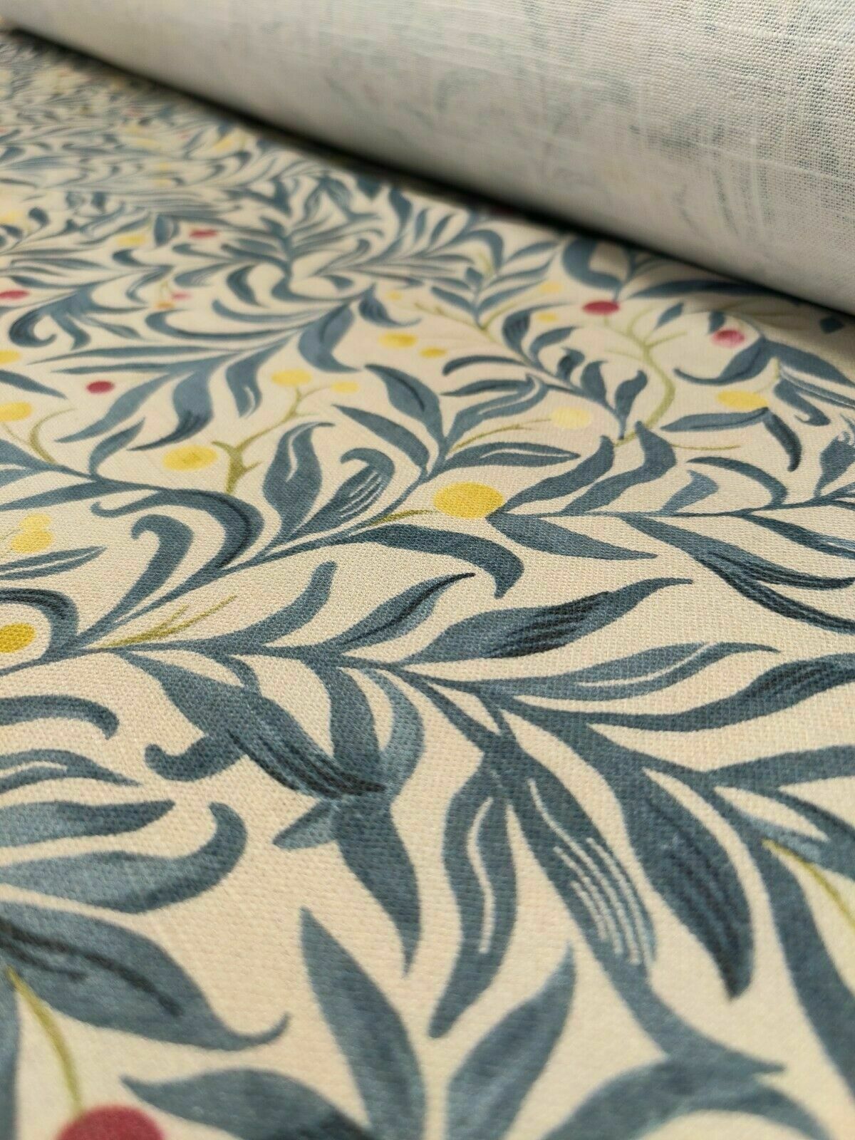 Edinburgh Weavers Malory Navy Curtain Upholstery Fabric Per Metre