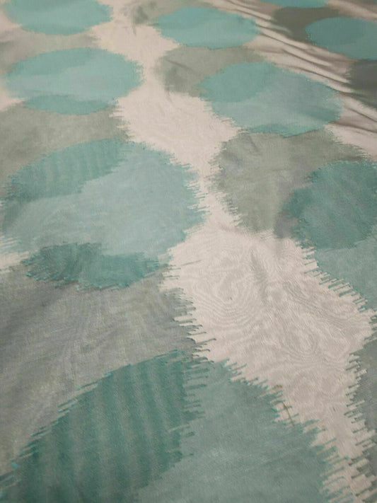 Harlequin Momentum Sheers Dot Teal Weighted Voile Curtain Fabric Per Metre