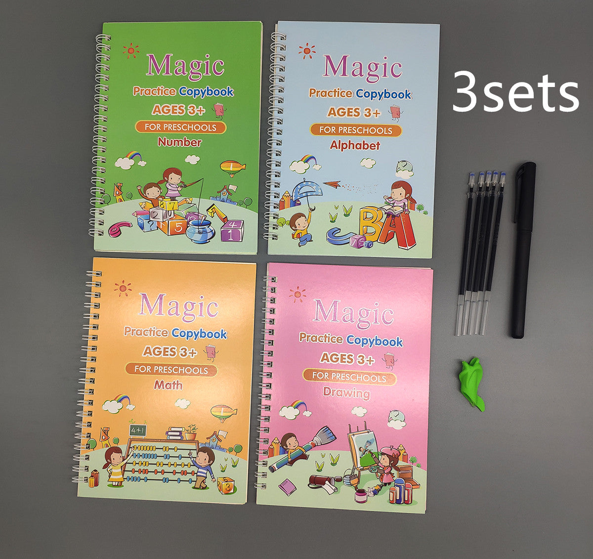 Full English Version Of Calligraphy Stickers Children Copybook