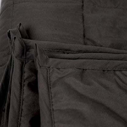 Weighted Blanket with Storage Bag - 150 x 200cm - 8kg - Black