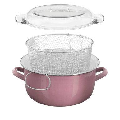 Telo Pink Deep Fryer