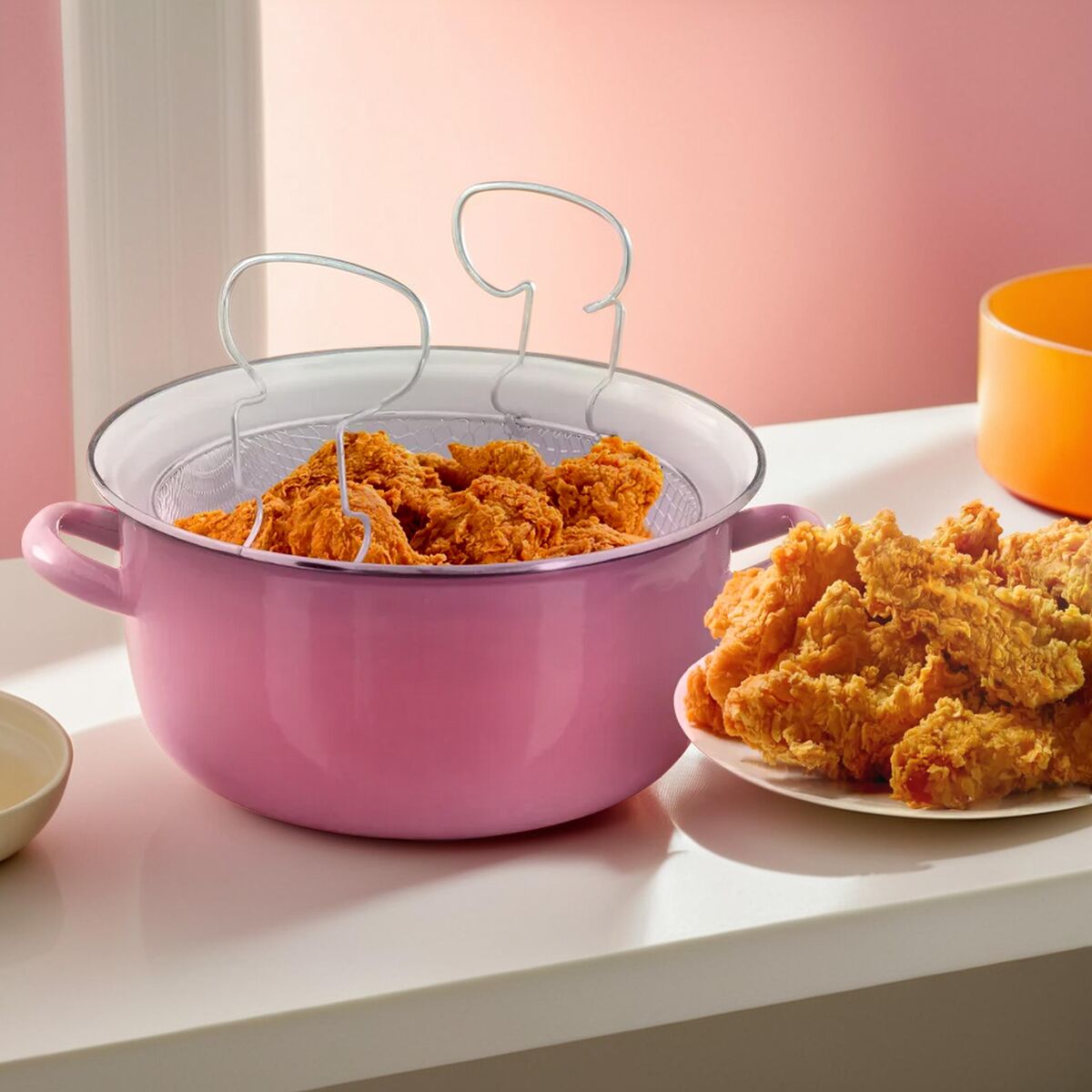 Telo Pink Deep Fryer