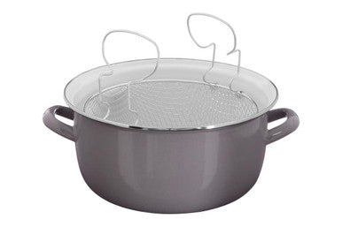 Telo Cool Grey Deep Fryer
