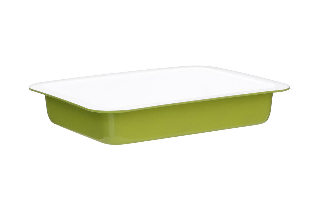 Ecocook Lime Green Rectangle Roasting Dish