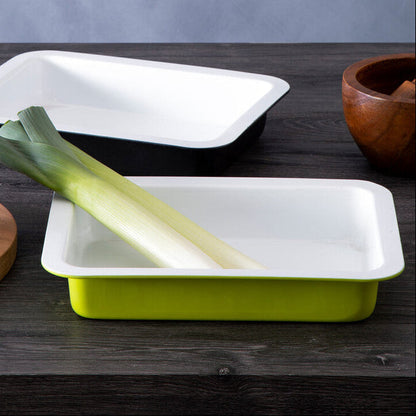 Ecocook Lime Green Rectangle Roasting Dish