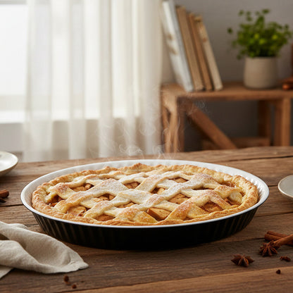 Ecocook Black Low Flan Dish
