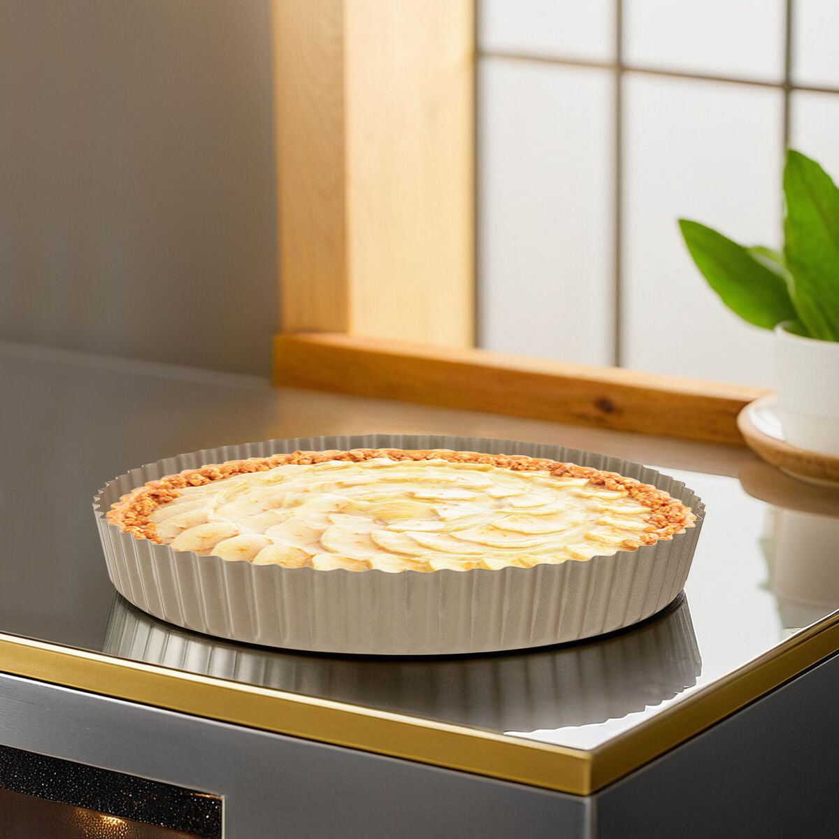 Champagne Finish Flan or Pie Tin 25cm | From Scratch
