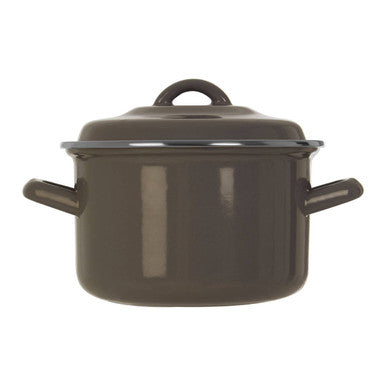 Porter Grey Enamel 16cm Casserole Dish