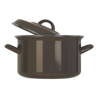Porter Grey Enamel 20cm Casserole Dish