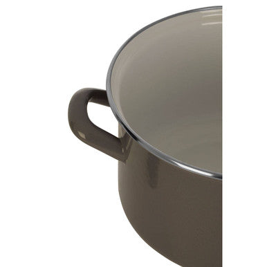 Porter Grey Enamel 20cm Casserole Dish