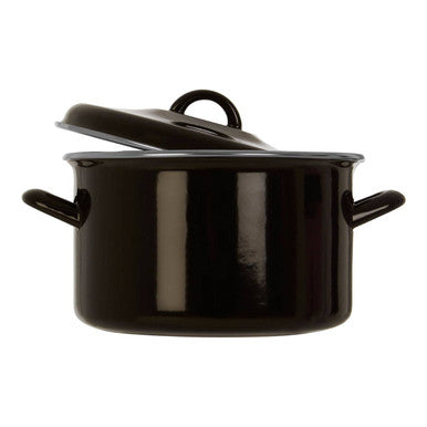 Porter Black Enamel 22cm Casserole Dish