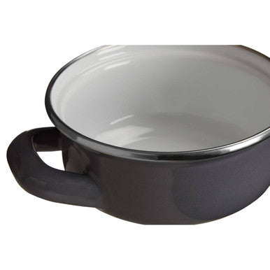 Porter Grey Enamel 10cm Mini Casserole Dish
