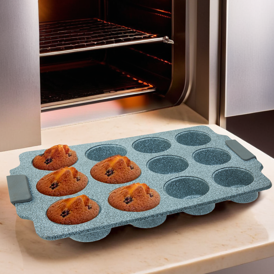 From Scratch Twelve Cup Marble Effect Muffin Tray