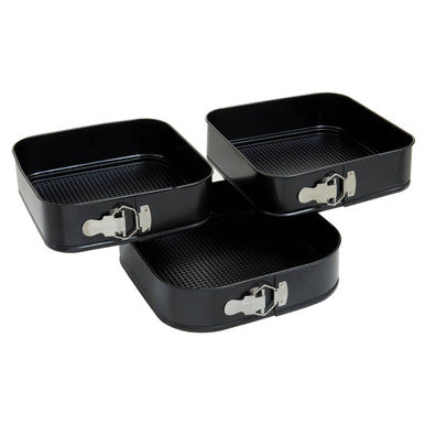 From Scratch Set Of Three Non Stick Square Cake Tins