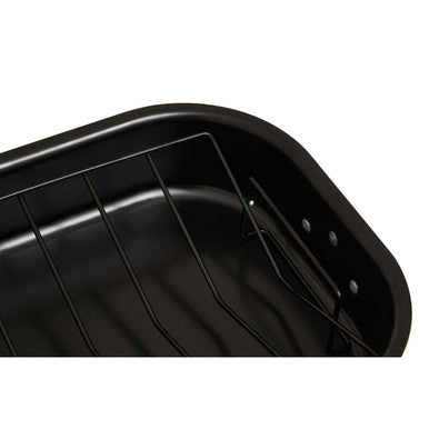 From Scratch Large Black Roasting Tin With Rack