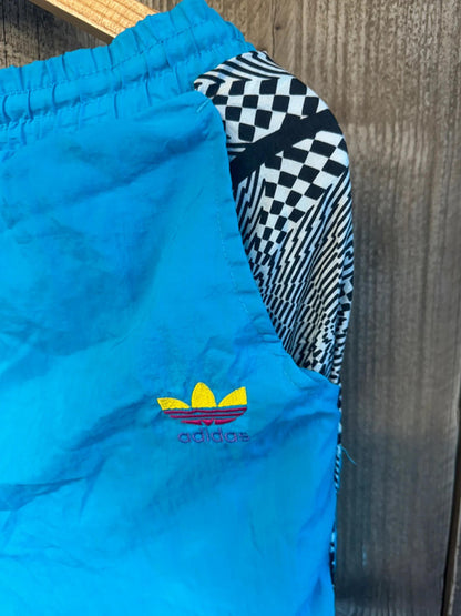 Original 1980s Adidas Women’s Full Shell Suit Top and Bottoms Size 12