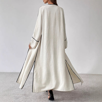 Fashionable Elegant Simple Women's Long-sleeve Cardigan Long Suit