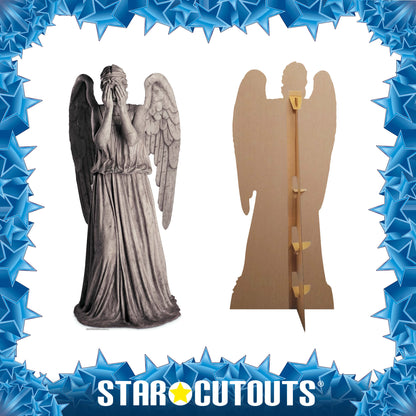 SC031 Weeping Angel Blink Angel Cardboard Cut Out Height 191cm