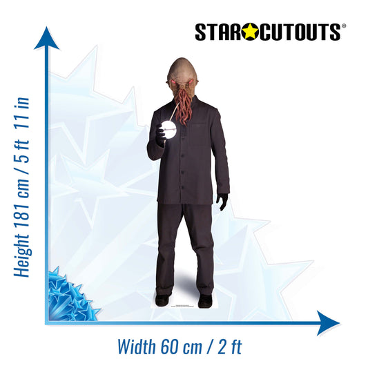 SC032 Ood Cardboard Cut Out Height 181cm