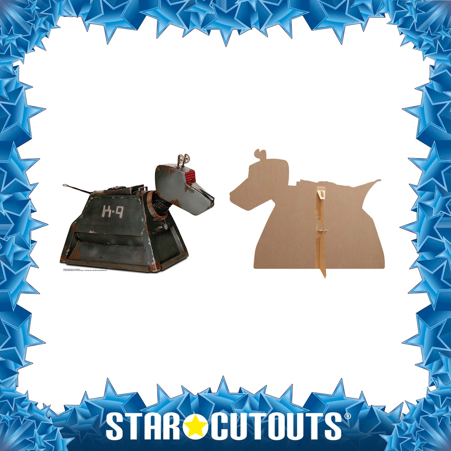 SC034 K-9 Cardboard Cut Out Height 59.5cm